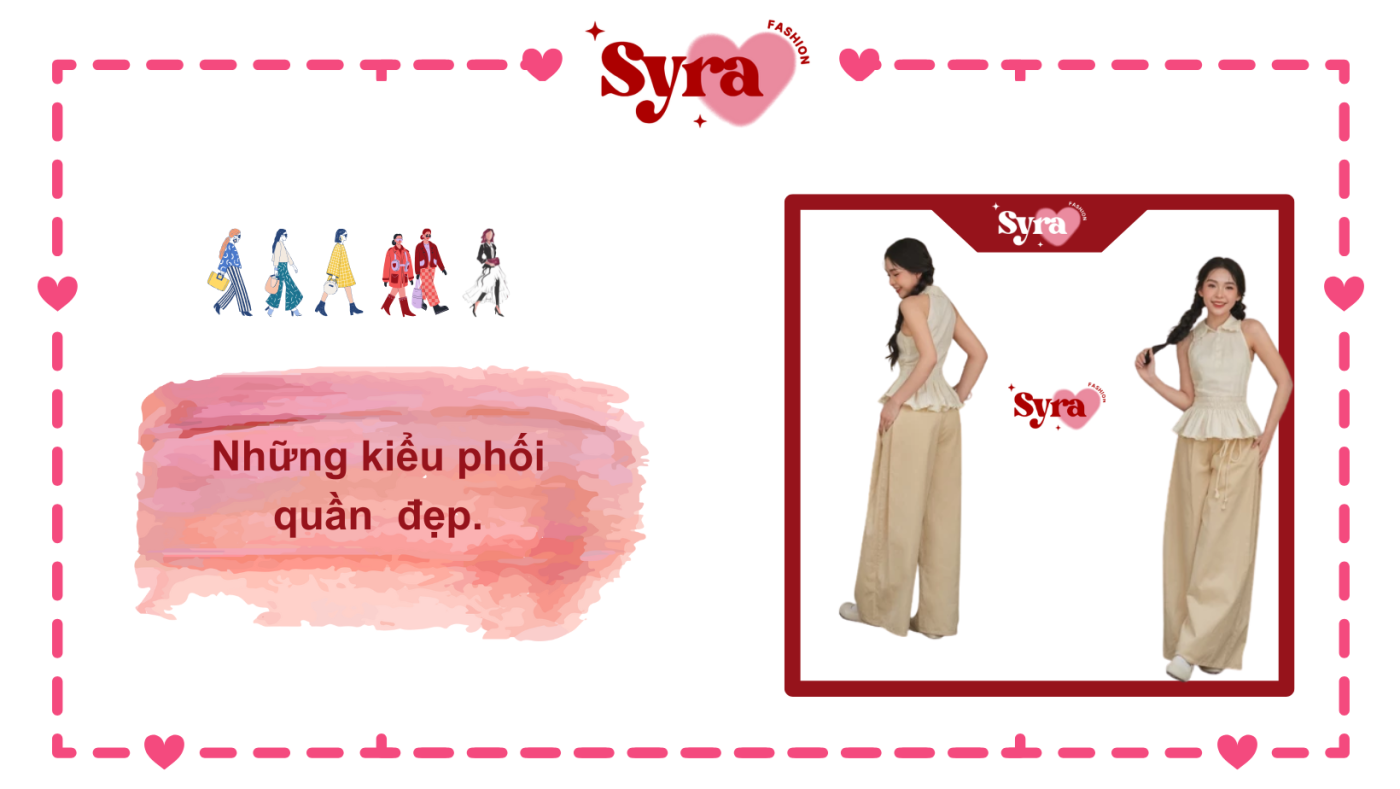 banner quần ống rộng