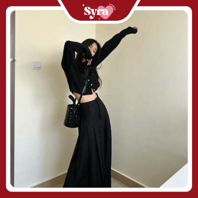 chân váy suông dài