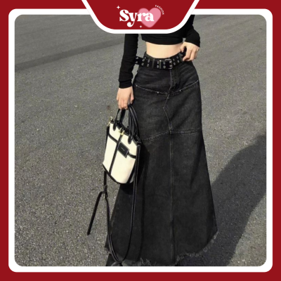 gợi ý phối đồ với chân váy dài