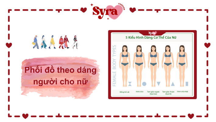 Phối đồ theo dáng người nữ